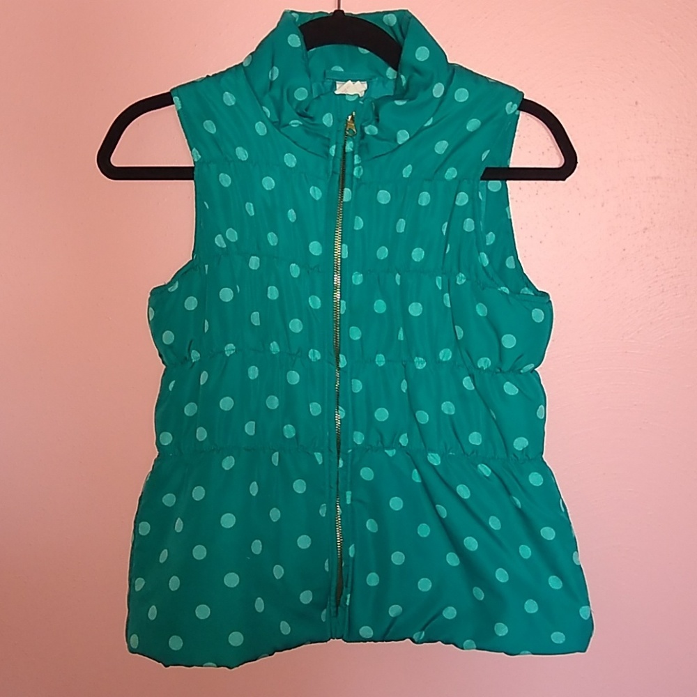 Polka dot vest
